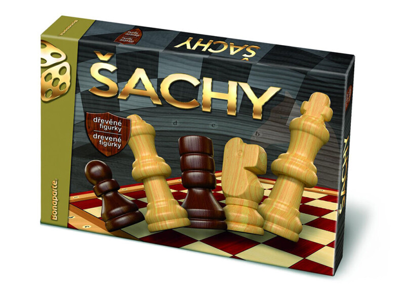 Bonaparte  Šachy dřevěné figurky společenská hra